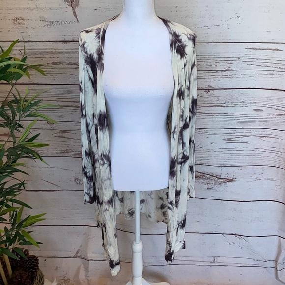 Sweet Romeo Tie Dye Jersey Open Drape Cardigan NWT - Picture 6 of 15